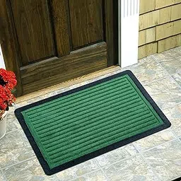 amazelo cart Polypropylene Anti Slip Floor Door Mat | Bathmat Doormat | Mat for Bathroom Entrance & Home Kitchen Office Entrance Mats, 60x40 cm, Green-picture-45