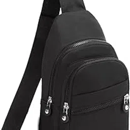 palay Crossbody Bags for Women Unisex Nylon Shoulder Bag Multi Layer Travel Sling Bag for Working Shopping Hiking Travel-picture-19