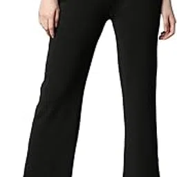 noelia Women's Flare Leg Bell Bottom Casual High Waist Pants Work Office Trousers-picture-40