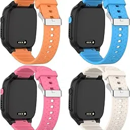 NineHorse Colorful Bands Compatible with Xplora X5 Play/ X5 Watch for Kids,Soft Silicone Cute Quick Release Strap for Xplora X5 Watch Bands Boys Girls Replacement Wristband-picture-19