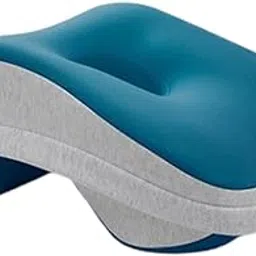 jazzy pearls JAZZY PEARLS® Face Down Pillow Portable Desk Napping Pillow for Road Trips Libraries Plane Blue-picture-34