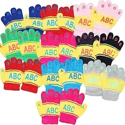 ketkar Baby Girl & Boy Soft Feel Winter Woolen ABC Hand Gloves_Pack OF 10(Multicolour,6-12 months)-picture-13