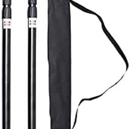 TRENDYNEST Adjustable Telescoping Aluminum Tarp Tent Poles for Hiking Black | Tent & Canopy Accessories | Tents & Canopies | Camping & Hiking | Outdoor Sports | Sporting Goods-picture-22