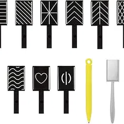 Beaupretty Nail Magnet Tool Set, 11 pcs Cat Eyes Magnets Stick Creative DIY UV Gel Nail Polish Nail Art Magnet Wand for Home Salon-picture-17