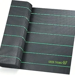 Green Thumbz Weed Control Fabric Extra Strong - 1 x 10 m Weed Control Fabric 100 g/m2 - Optimal Garden Fleece, Raised Bed Film, Weed Film, Sandpit Fleece & Floor Protection Fleece for Weed Control --picture-27