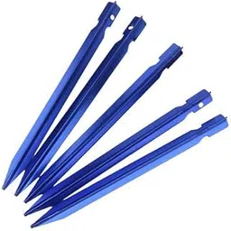 BNF® 8x5 Outdoor Hiking Awning Aluminum Pegs | Heavy Duty Rain Resistant Stakes for Shop & Balcony | Lightweight Aluminum Alloy | Blue|Camping & Hiking|Tents & Canopies|Tent & Canopy Accessories-image-20