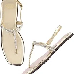 the white pole Fashionable Stylish Comfortable Casual Flats Sandal For Women's And Girl's-picture-30