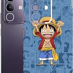 AtOdds Mobile Skin Sticker Wrap | Compatible for VIVO T4X (5G) | Scratchproof Matte Finish | Full Coverage for All Sides & Camera Protection (Anime-44)-picture-12