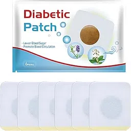 6 PCS Diabetic Patch Sensor, Anti Diabetic Patch, Non-Invasive Lifestyle Aid, Comfortable Foot and Body Patch for Daily Balance image 1