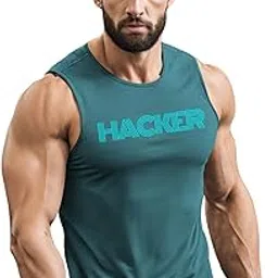 3colors Men's Sleeveless Vest, Activewear for Athleisure Wear-Hacker-picture-14