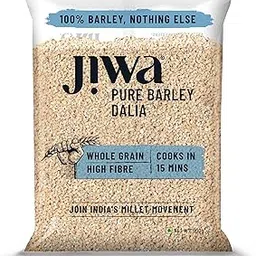Jiwa Pure Barley Dalia | Cooks In 15 Minutes | Millet | Broken Jau Daliya | 500 g-image-33