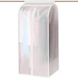 hasthip HASTHIP® Wardrobe Hanging Clothes Storage Bag, 43 Inches Hanging Garment Bags for Clothes Garment Protector Rack Cover for Suit, Coat, Gusseted Garment BagBottom Enclosed-picture-28