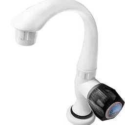 NEW WARE Plastic Pillar Tap with Foam Flow - Versatile PVC Swan Neck Tap for Kitchen, Bathroom, and Wash Basins-picture-32