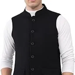 monte carlo Men’s Regular Fit Solid Collared Neck Sleeveless Winter Jacket | Stylish Warm Design | Soft Comfortable Fabric | Trendy Winter Outerwear for Men (Pack Of 1)-picture-28