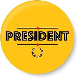 PEACOCKRIDE President I Office Pin Badge (Metal, Multicolour,37mm)-picture-23