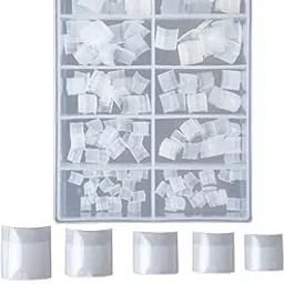 STYLEHEAVEN 200Pcs Square French Nail Tips Short Acrylic False Nails Natural|Health & BeautyNail Care, Manicure & Pedicure|Nail Art Accessories-picture-35