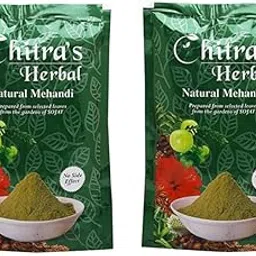 Chitra's Herbal Natural Mehndi Powder, 100% Pure Henna Powder for Hair, Mehndi Powder for hair Colour and Growth - 150 Gram Each (Pack of 2)-picture-12