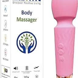 Meditive Personal Body Wand Massager Machine with 20 Vibration Modes 9 Speed Modes Waterproof-picture-26