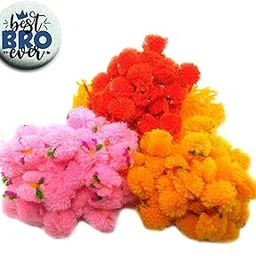 Ascension (Pack of 20) Ram Rakhi Flower Gota Pati Rakhi Pooja Rakhi Pom Pom Rakhi Feather Soft Children Rakhi Sharvan God Rakhi Rakhi Ram Rakhi & Best Brother Fridge Magnet-picture-51