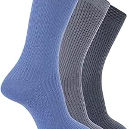 dollar Cotton Full Length Socks for Men's Free Size In (3 Pair)-picture-18