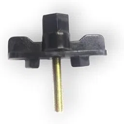 WOUXUN Carbonsteel Stepney Knob Holder, Spare Tyre Screw Lock Nut, Compatible with I10, I20, Verna, Black image 1