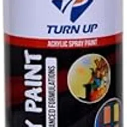 TURNUP Spray Paint – Multipurpose Spray for Metal, Wood, Plastic & More – Smooth, Quick-Dry Finish – Indoor & Outdoor Use -Matte Black-picture-28