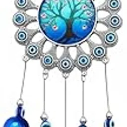Evil Eye Hanging for Home Protection, Premium Chakra Evil Eyes (RoundTree)-picture-28