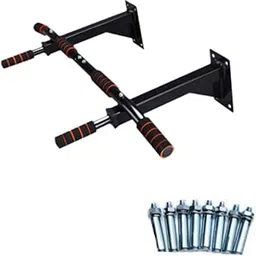 JAZZY PEARLS® Chin up Bar Heavy Duty Pull up Bar for Garage Indoor Home and Commercial Gym-Sporting Goods-Fitness, Running & Yoga-Strength Training-Pull Up Bars-1 Pull Up Bar,8 Screw-picture-43