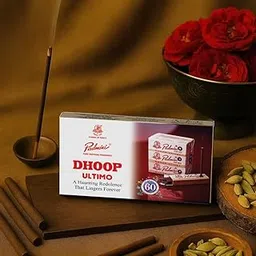 Padmini Dhoop Ultimo | Pack of 2 | Premium Musky Amber Dhup for Meditation, Prayer, Yoga & Relaxation | Long-Lasting Oriental Fragrance for Home & Pooja – 30 Units image 1