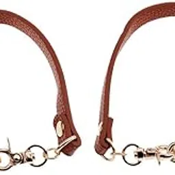 enakshi (label) 2pieces PU Leather Short Handbag Bag Strap Replacement Purse Handle Khaki|Clothing, Shoes & Accessories | Womens Handbags & Bags | Handbag Accessories-picture-17