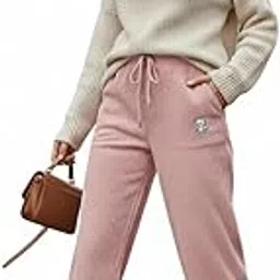 Womens Winter cotrise Trouser Pant Soft Warm Stretchable Fabric high Fabric XXL Size Purple-picture-52