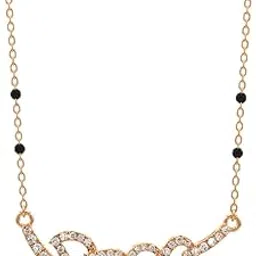 kymee 18k Gold Vermeil Twilight Petals Diamond Mangalsutra | Dainty Fine Jewelry |-picture-24