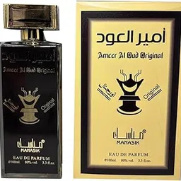 MANASIK Ameer Al Oud Original Liquid Eau De Parfume For Unisex, 100ml image 1