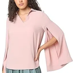 vero moda Women's Polyester Solid Regular Fit T-Shirt-picture-22