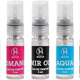 HITCH Unisex Fragrance Gift Set | 5x5ml | Long Lasting Eau de Parfum - 25 ml (For Men & Women)-picture-24