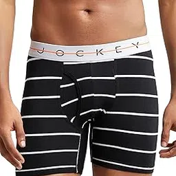 jockey NY03 Men's Super Combed Cotton Elastane Stretch Printed Boxer Brief with Ultrasoft Waistband (Prints May Vary)-picture-10