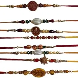 s-sia vendors-good purchase good care SIA VENDORS Rakhi for Brothers Round Stone Beads Design Rakhi Thread, Raksha Bandhan Gift for your Brother Vary Color Designer Rakhi Bracelet Bro Veera Bhayi-picture-25