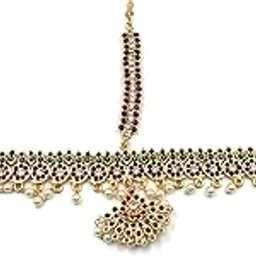 natyam Mothi Headset for Bharatanatyam & Kuchipudi | Traditional Hair Jewelry for Indian Classical Dancers-picture-25