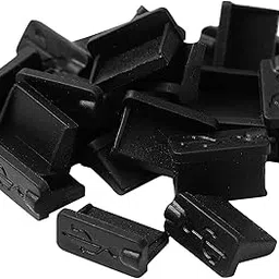 20 Pcs Black Rubber USB A Type Female Anti Dust Plugs Stopper Cover-picture-22