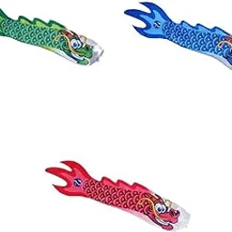 VELURA 3Pieces Chinese Dragon Flag Outdoor Windsock Carp Streamer Hanging Decor|3 Pieces Of Chinese Dragon Windsock| Windmills & Wind Spinners| Yard, Garden & Outdoor Living-picture-15