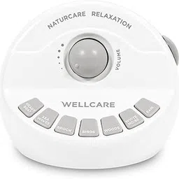 WELLCARE-Naturcare Sound Relaxation, White Noise, 7 Nature Sounds, Sleep Sound Machine, Calm Infants, for Baby, Kids, Adult. Stepless Volume, Timer, Powered by Adapter(incl.) or Batteries(Not Incl.)-picture-25