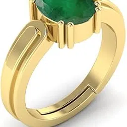 3.25 Ratti 3.00 Carat Natural Green Emerald Loose Gemstone Certified Emerald/Panna Gemstone for Women's and Men's By LAB - CERTIFIED-image-8