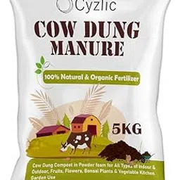 Cyzlic Cow Dung Manure for Plants - 5 Kg | Fertilizer for plants | Manure for home gardening-picture-11