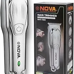 NOVA NHT 1101 Trimmer 120 min Runtime 4 Length Settings (Silver),Men,Lithium Ion Battery-image-13