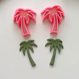 Polymer Clay Earing Cutters, Palm Tree Clay Cutter, Set of 2 pcs, Clay Earing Making Tools, DIY Tools. [Size: 35 mm Length]-picture-34