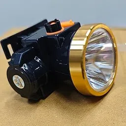 LED M952 Rechargeable Headlamp, Black and Gold, Portable Flashlight with Adjustable Head, High Beam Spotlight for Outdoor Use-image-37