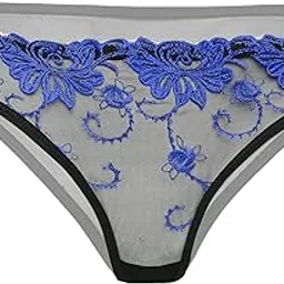 spiaty Women's Nylon & Lace Thong Panties (Pack of 1)-picture-49
