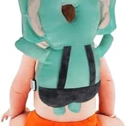 PBRJ Baby Head Protector Cushion with Adjustable Straps, Bee-Shaped Plush Soft Baby Safety Helmet for Crawling & Walking, Lightweight Back Protection for Toddlers (Green-Black)-image-90