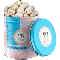 4700BC Protein Pops (Makhana), Sea Salt & Pepper, Tin, 60g-picture-27