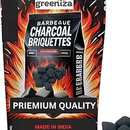 Coconut Shell Charcoal Briquettes for Barbeque |Barbecue and Grill - All-Natural BBQ Charcoal for Cooking and Grilling - Long-Lasting Barbeque Charcoal with Fire Starter Cubes for Ignition(20kg)-picture-51